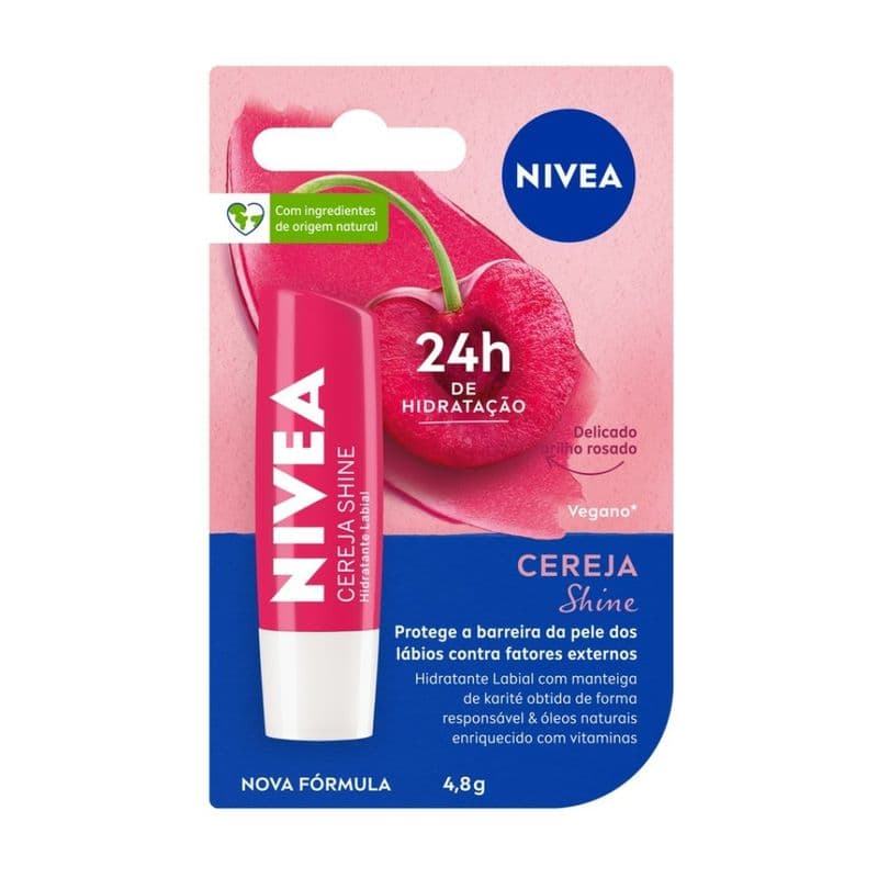 PROTETOR LABIAL NIVEA CEREJA 4,8G