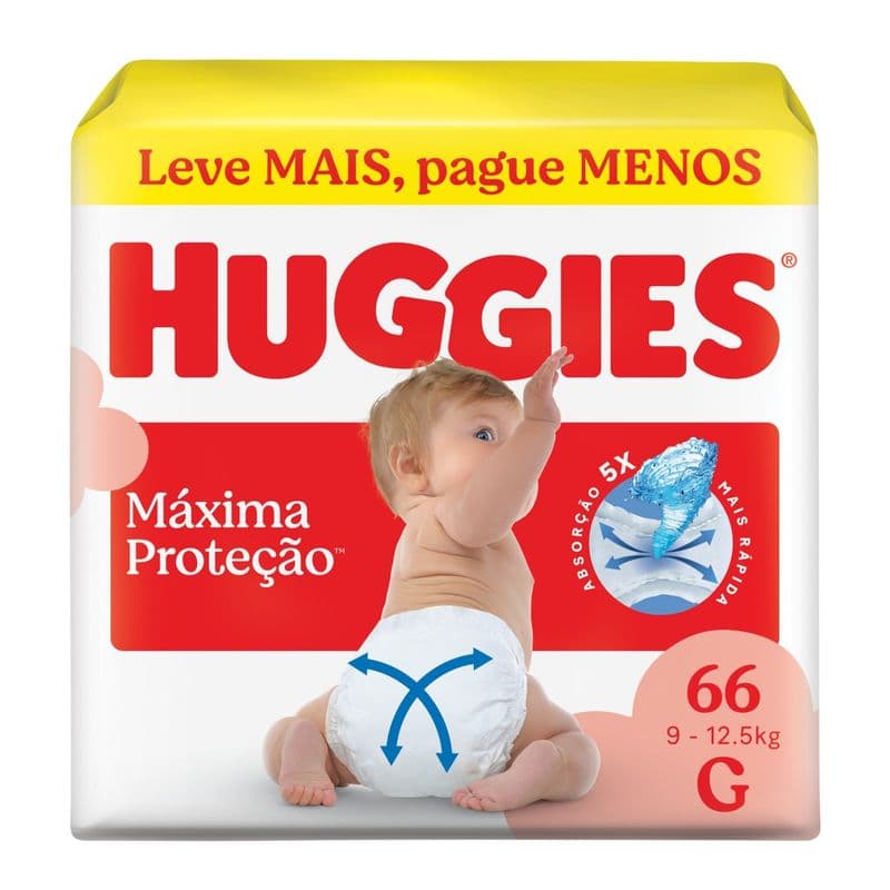 FRD HUGGIES SUPREME CARE HIPER G 66 UNID